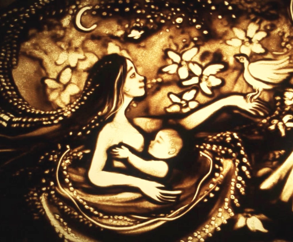 Uppträdande på teaterfestivalen