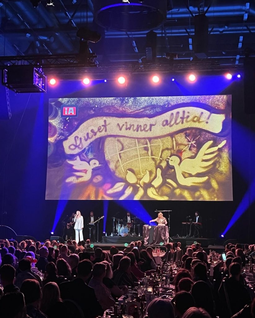 Sandanimation på ABF Ordet Fritt